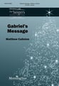 Gabriel's Message SATB choral sheet music cover